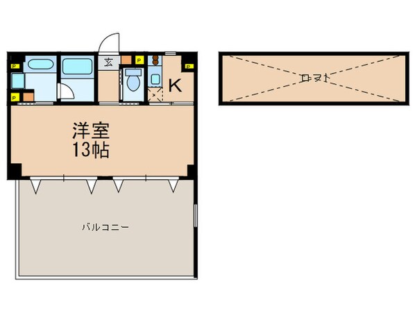 Ｗｅｌｌ　Ｂｒｉｇｈｔ　ＫＳＵの物件間取画像